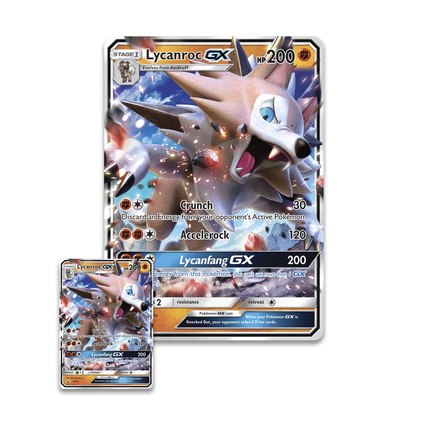 Pokémon Tcg Lycanroc Gx Box