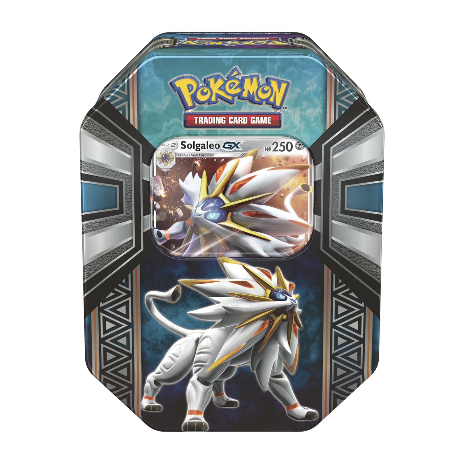 Pokémon TCG Legends of Alola tin SolgaleoGX trading cards