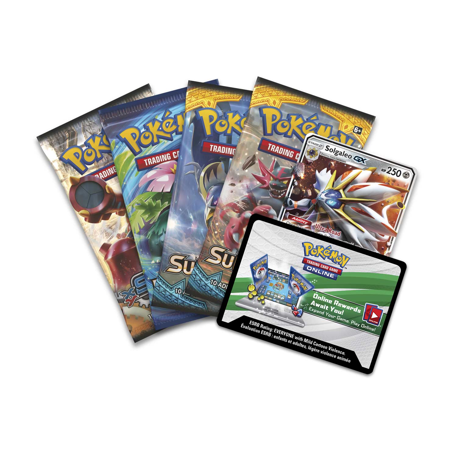 Pokémon Trading Card Game Legends Of Alola Tin With Solgaleo Gx