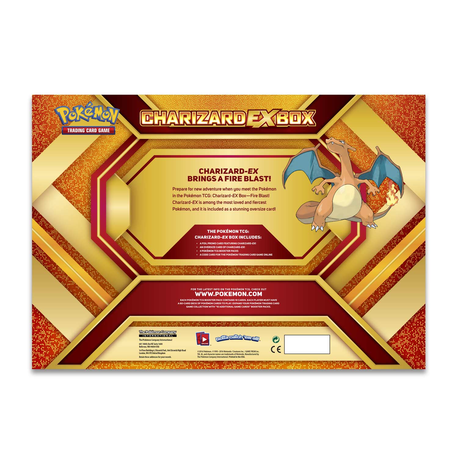 Pokémon Tcg Charizard Ex Fire Blast Box