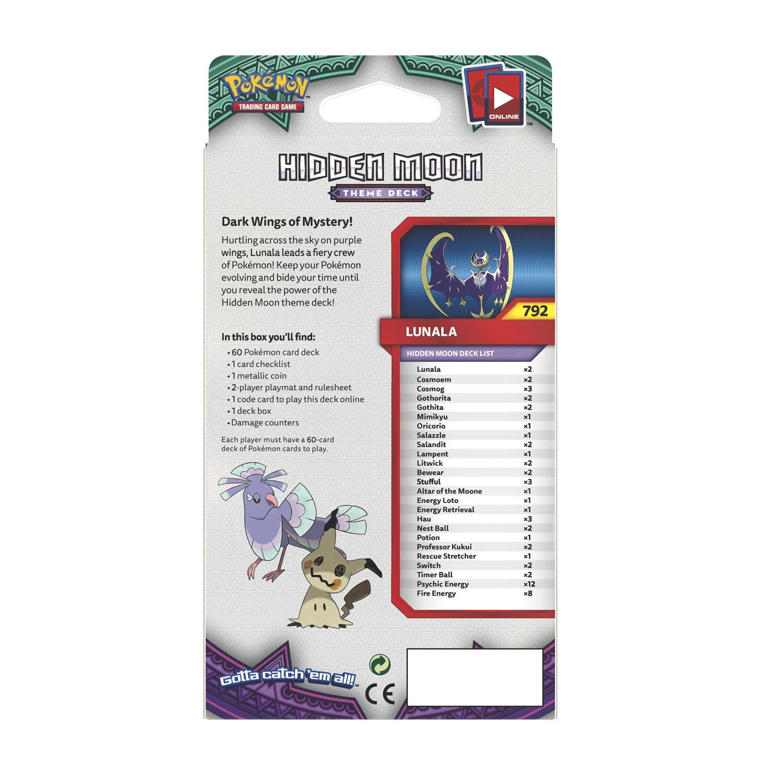 Pokémon Tcg Hidden Moon Theme Deck