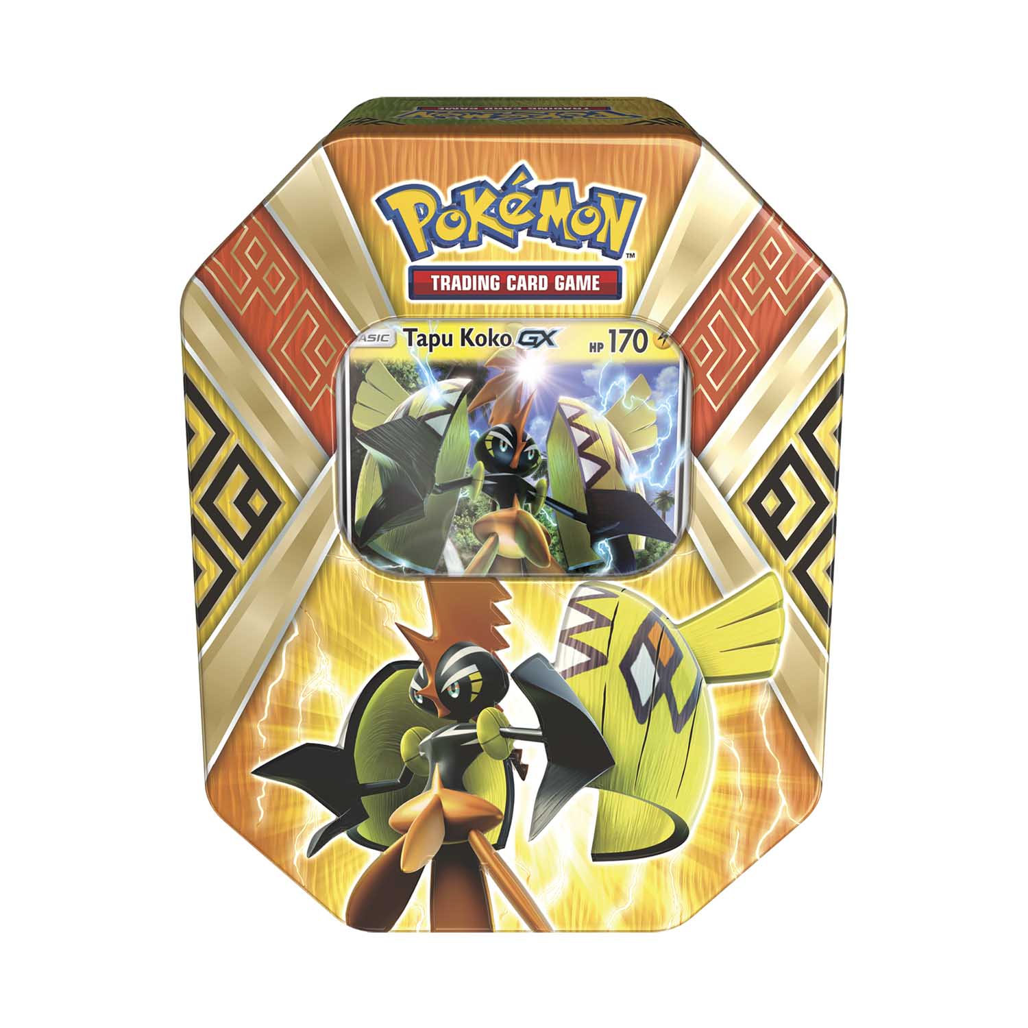 Pokémon Trading Card Game Island Guardians Tin With Tapu Koko Gx