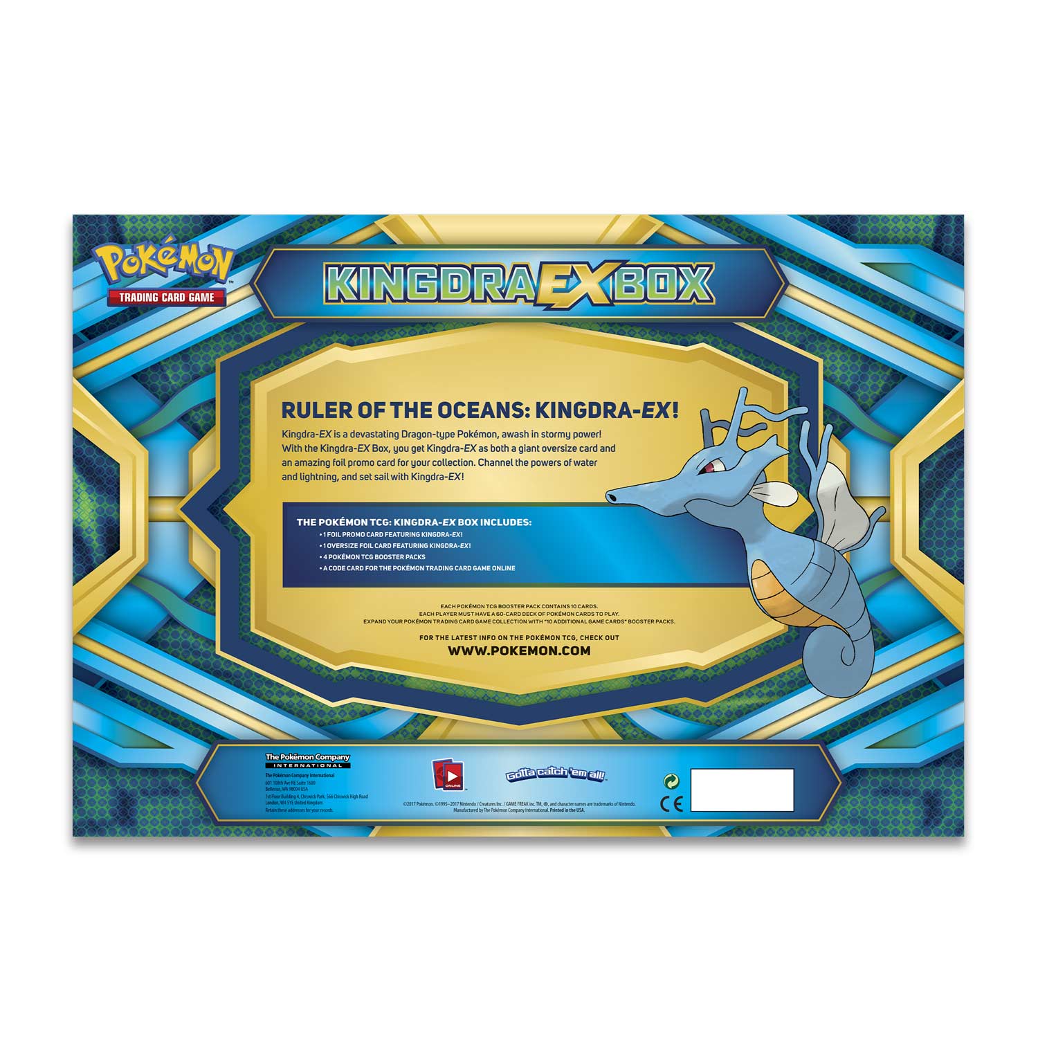 Pokémon Tcg Kingdra Ex Box