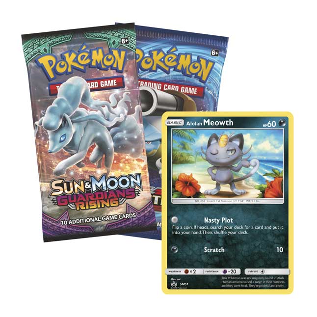Pokémon Tcg Mini Album 2 Pack Blister With Alolan Meowth