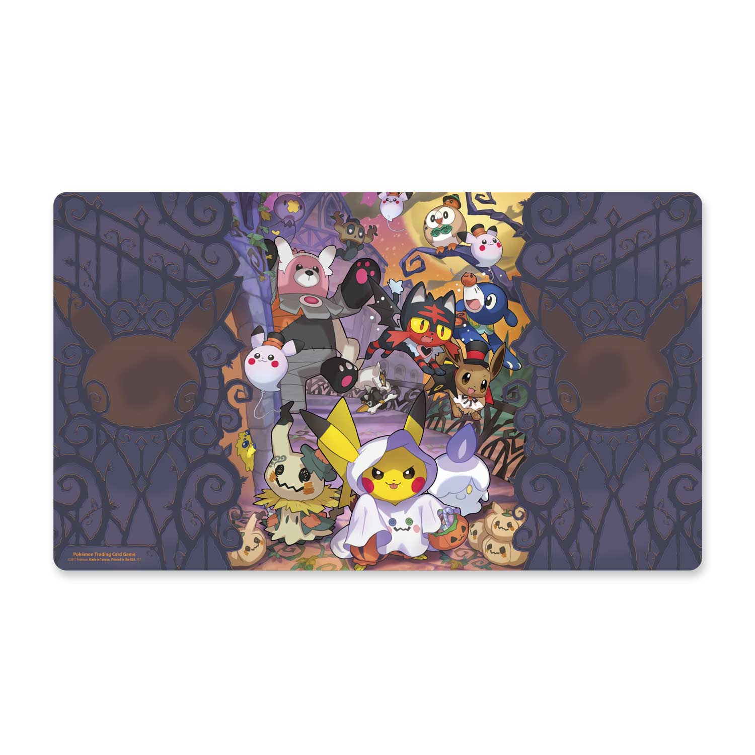 image for pokmon tcg halloween playmat from pokemon center