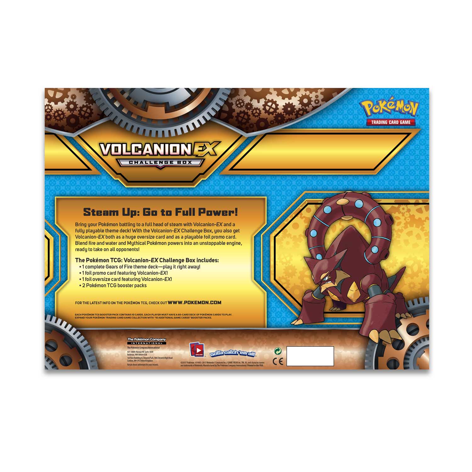 Pokémon Tcg Volcanion Ex Challenge Box