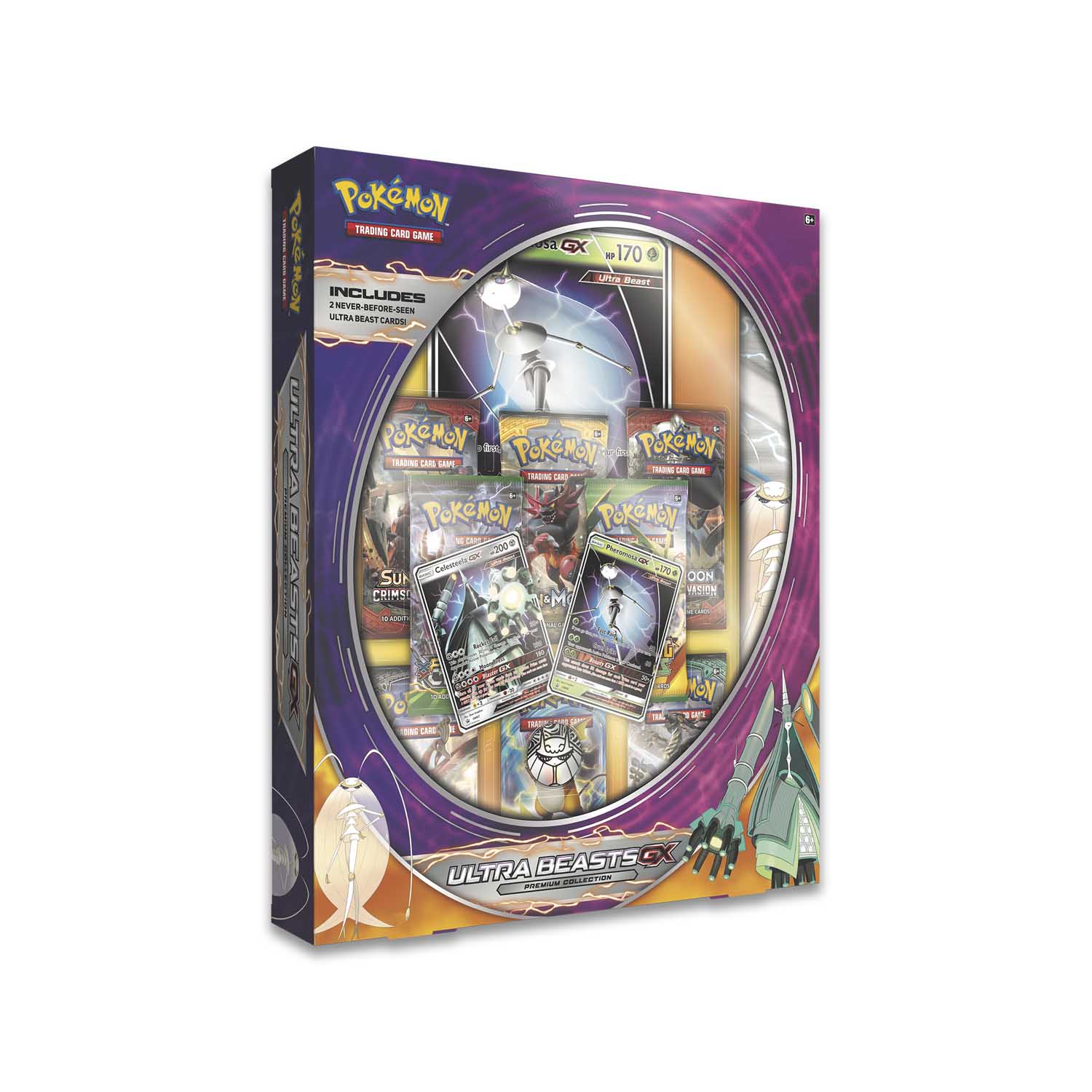 Pokémon Tcg Ultra Beasts Gx Premium Collection Featuring Pheromosa And Celesteela