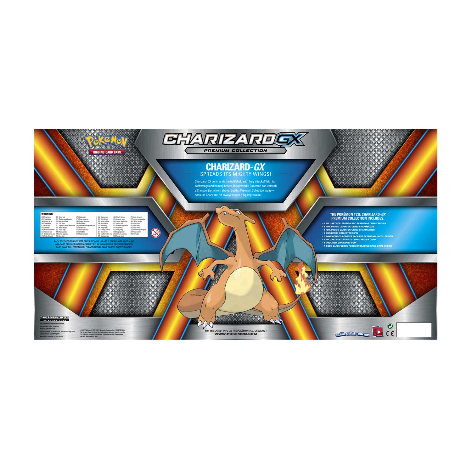 Pokémon Tcg Charizard Gx Premium Collection