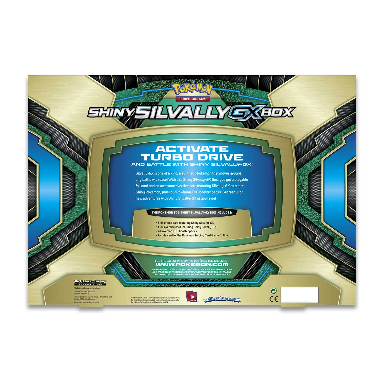 Pokemon Tcg Shiny Silvally Gx Box