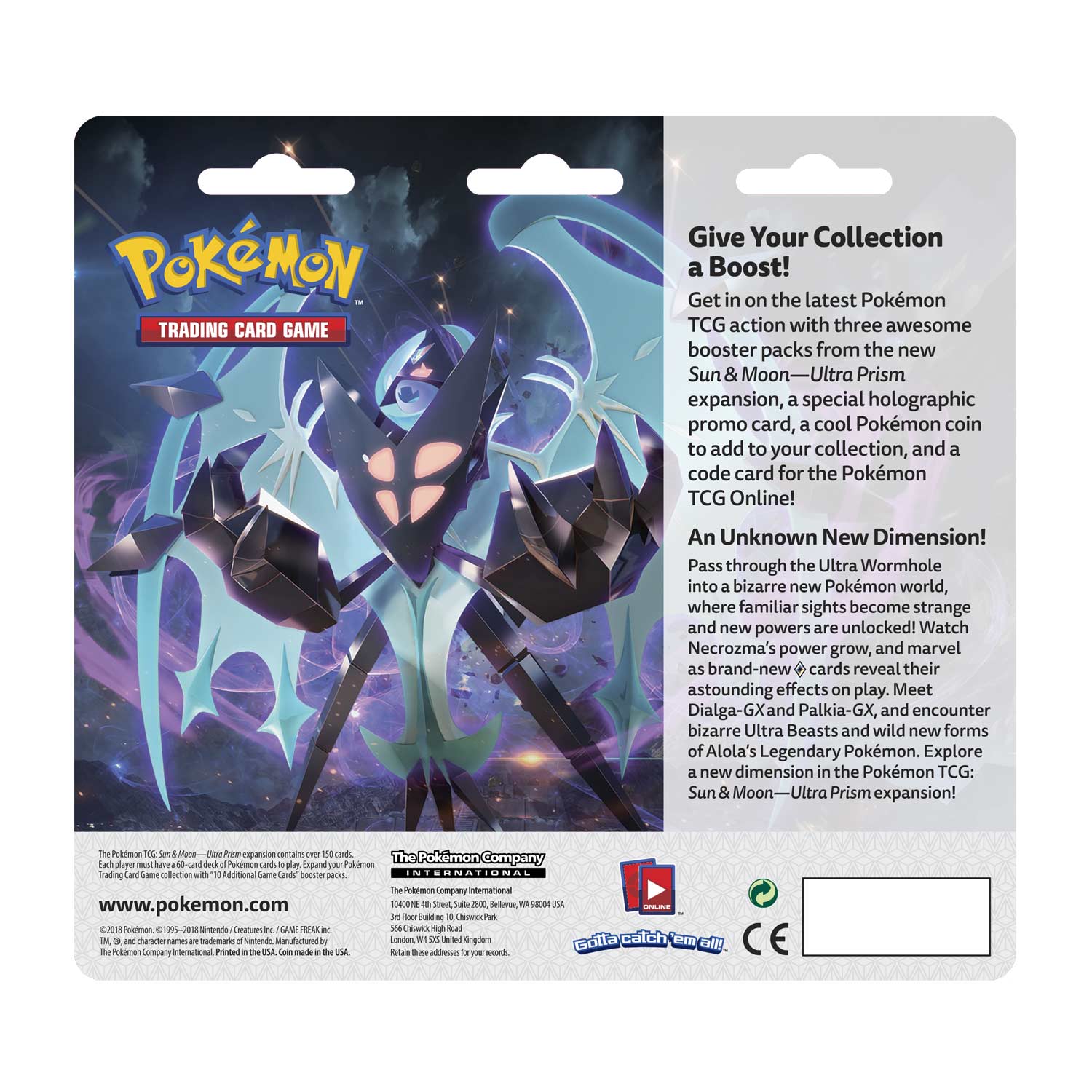 Pokémon Tcg Sun Moon Ultra Prism 3 Booster Packs Coin Alolan Vulpix Promo Card