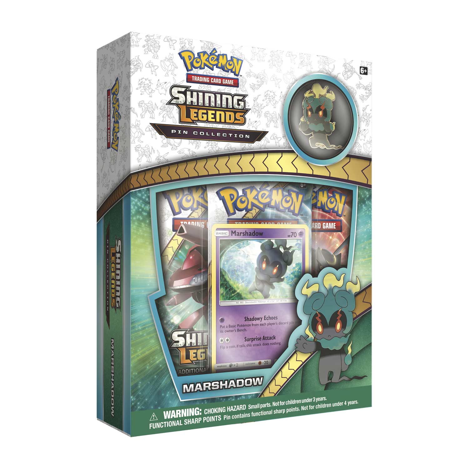Pokémon Tcg Shining Legends Pin Collection Marshadow