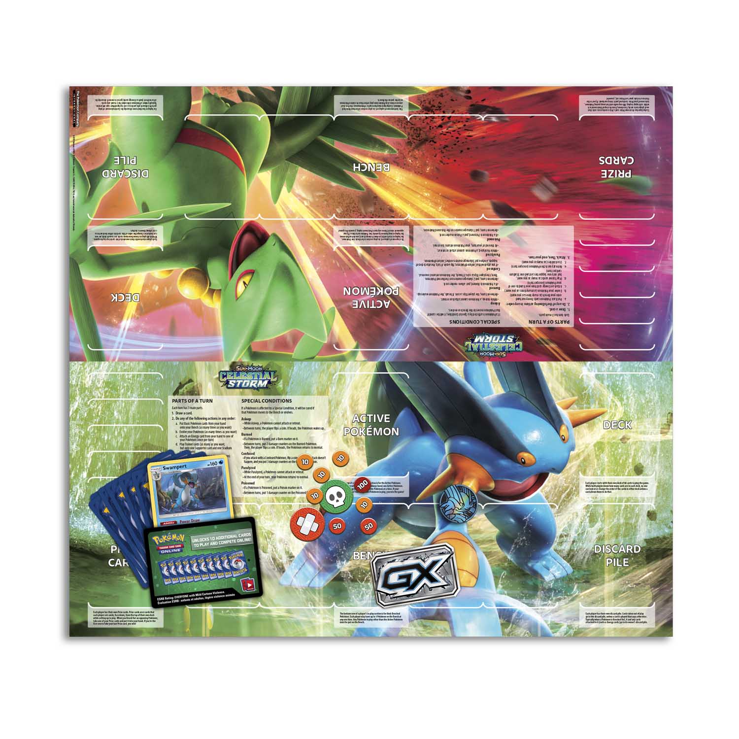 Pokémon Tcg Sun Moon Celestial Storm Hydro Fury Theme Deck