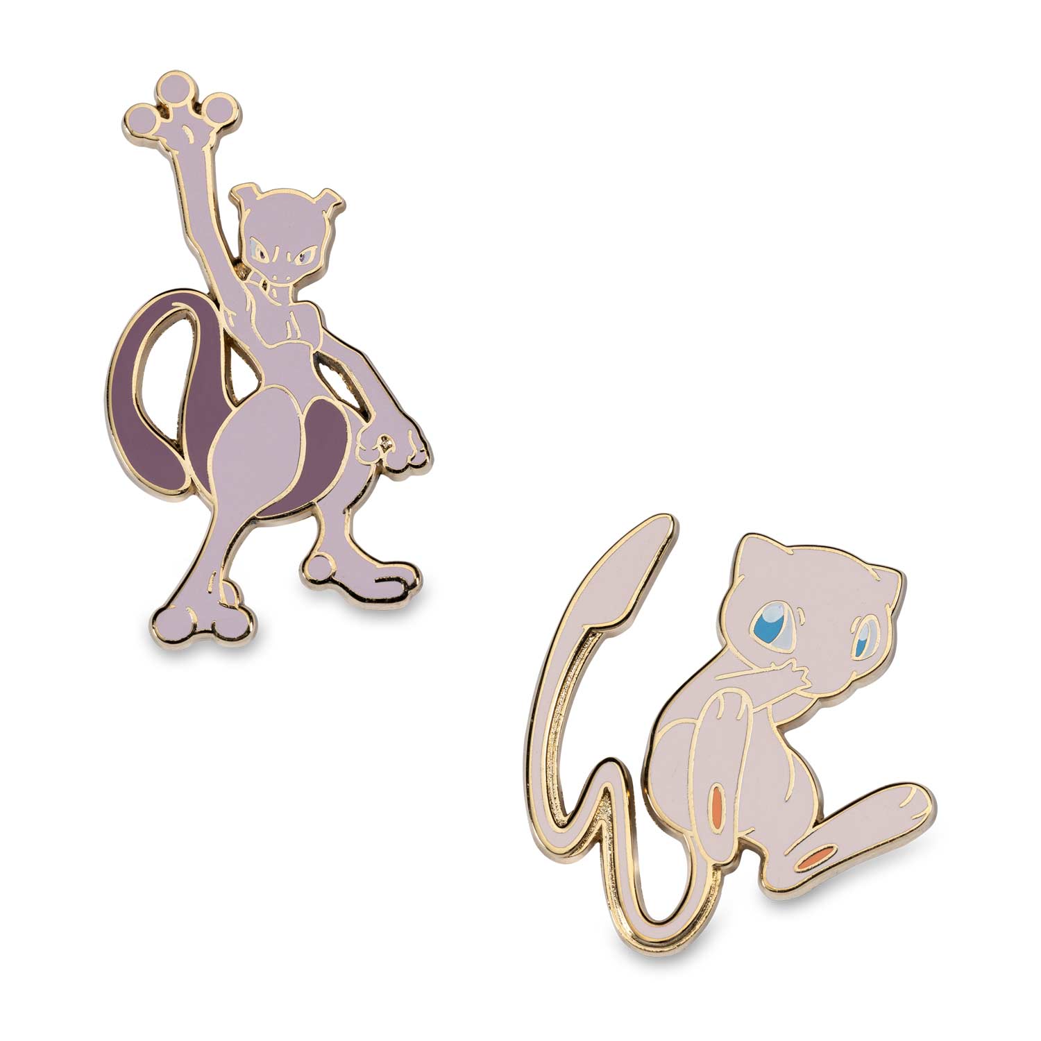 Mewtwo And Mew Pokémon Pins 2 Pack Pokémon Center Original 