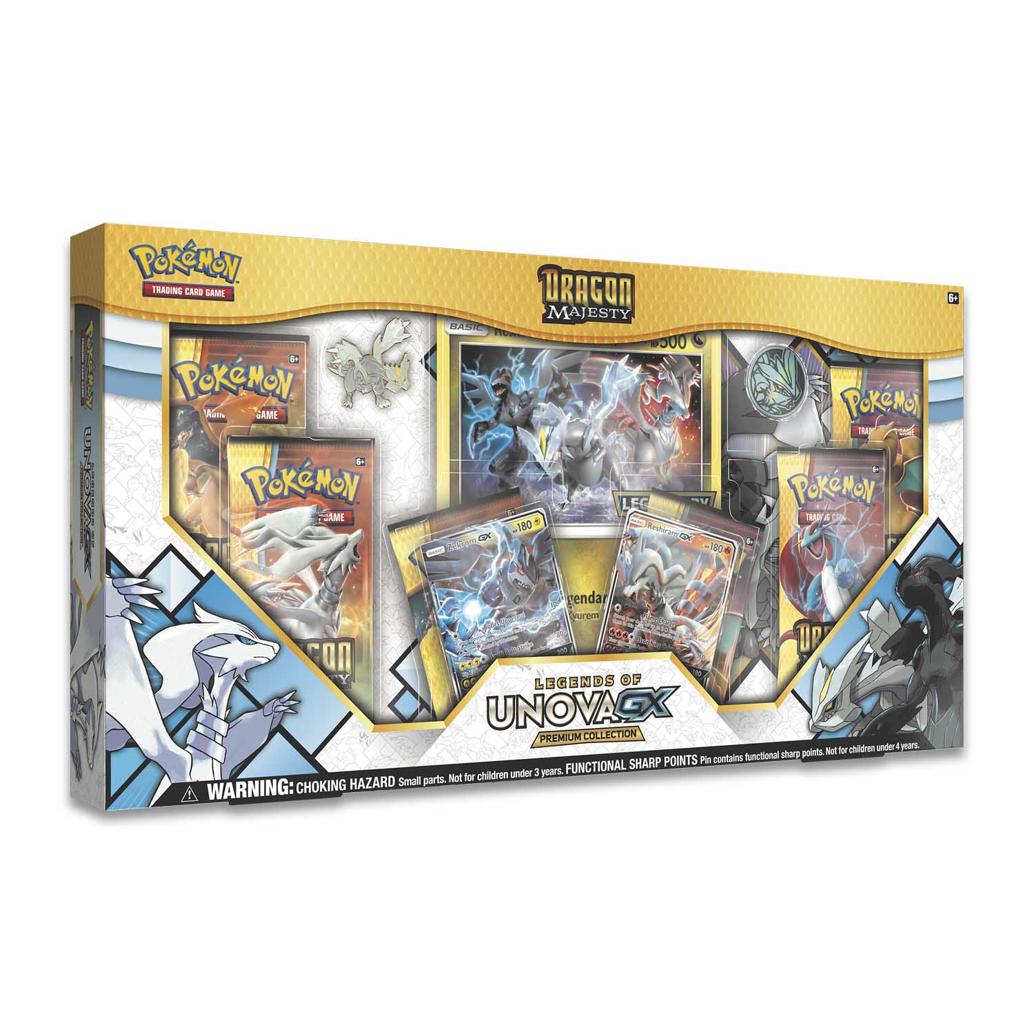 Pokémon Tcg Dragon Majesty Legends Of Unova Gx Premium Collection