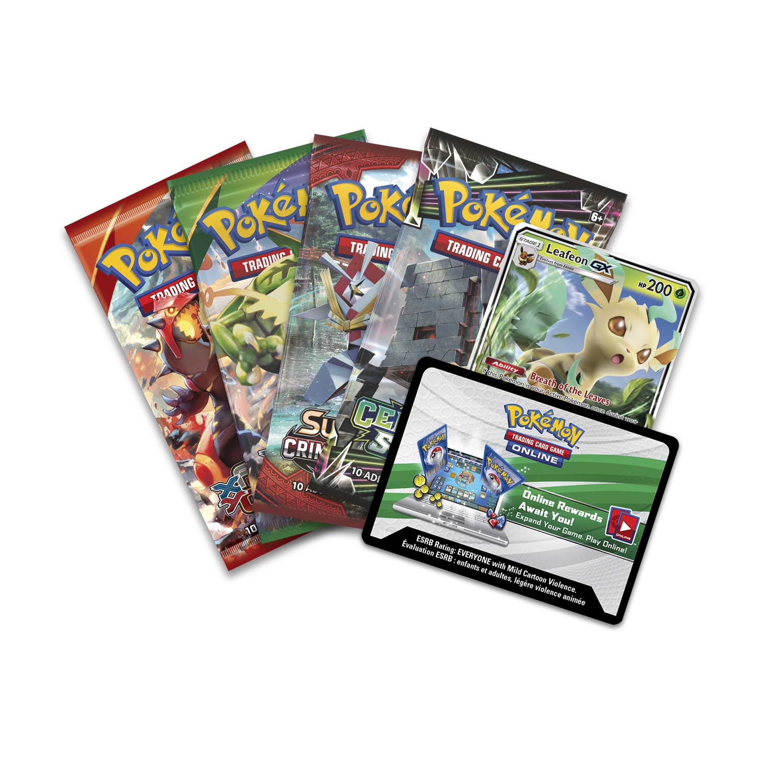 Pokemon Tcg Evolution Celebration Tin Leafeon Gx Pokemon Center