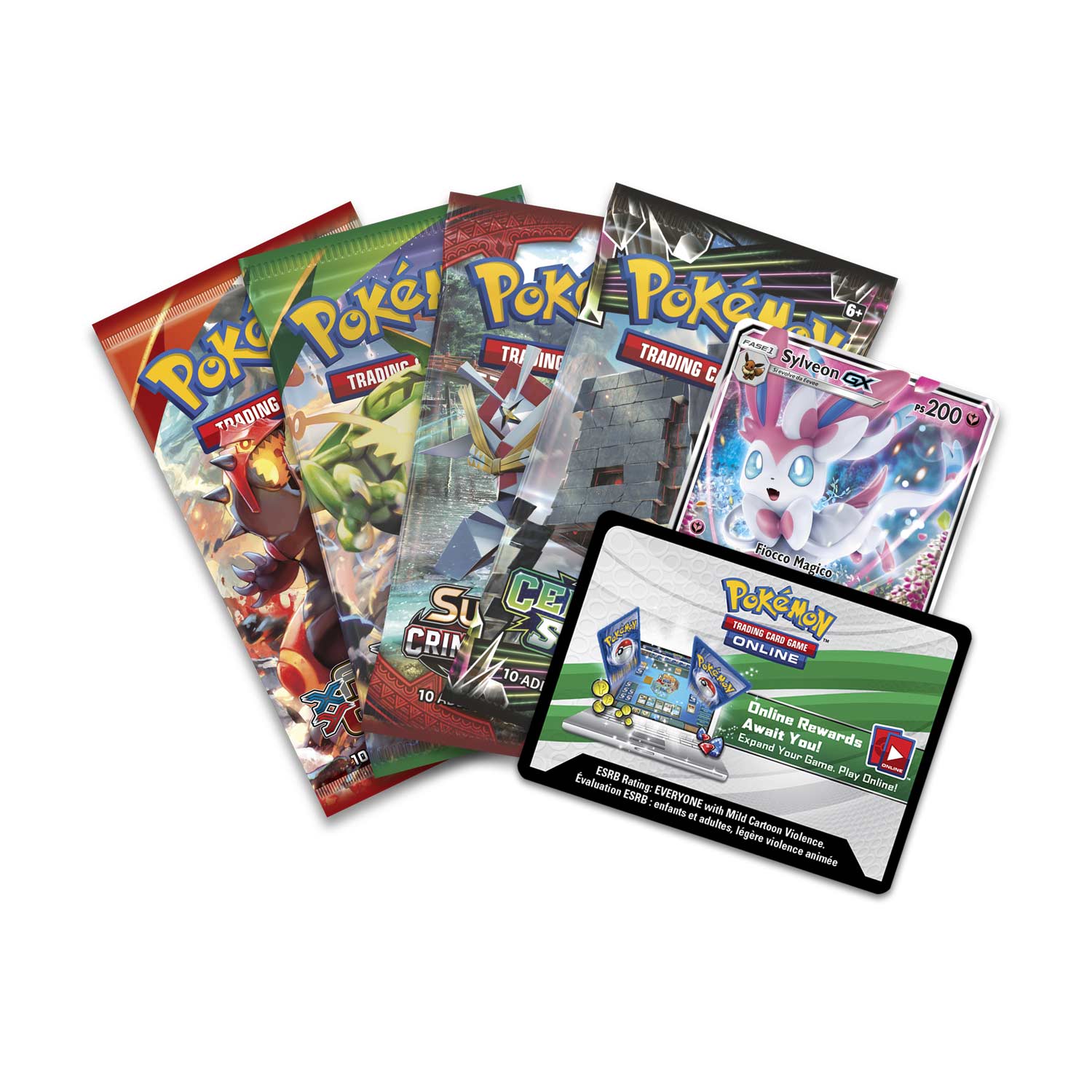 Pokémon Tcg Evolution Celebration Tin Featuring Sylveon Gx
