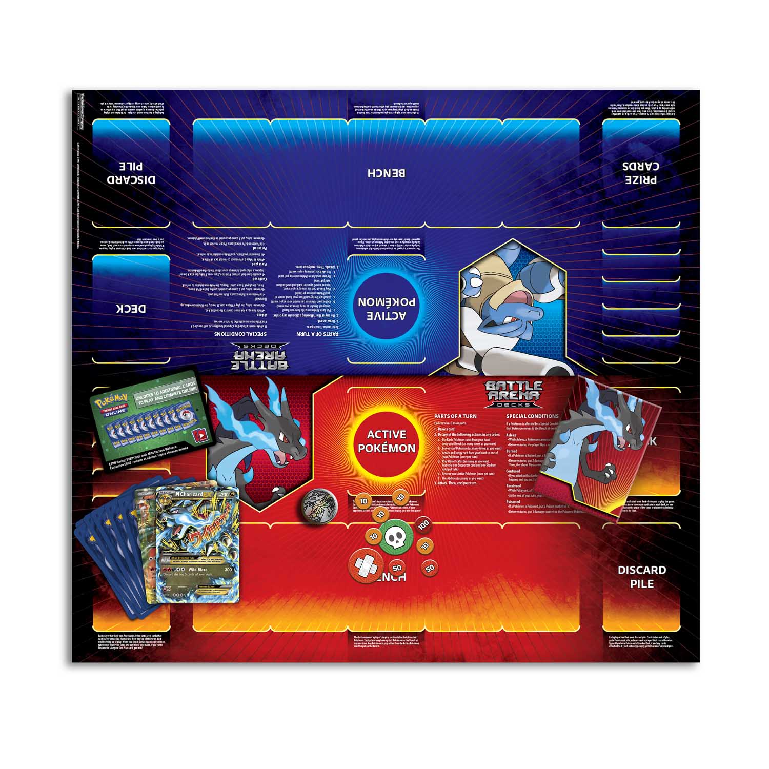 Pokémon Tcg Battle Arena Deck Mega Charizard X