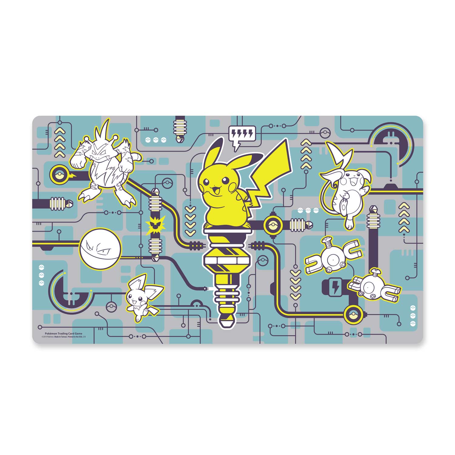 Pokémon Tcg Pikachu Power Play Playmat
