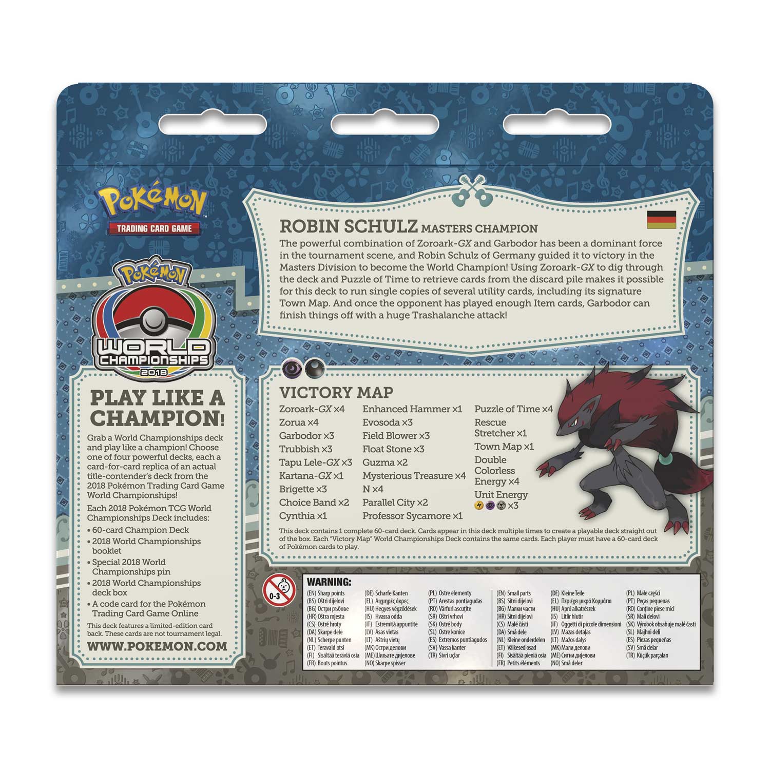 Pokémon Tcg 2018 World Championships Deck Robin Schulz Victory Map