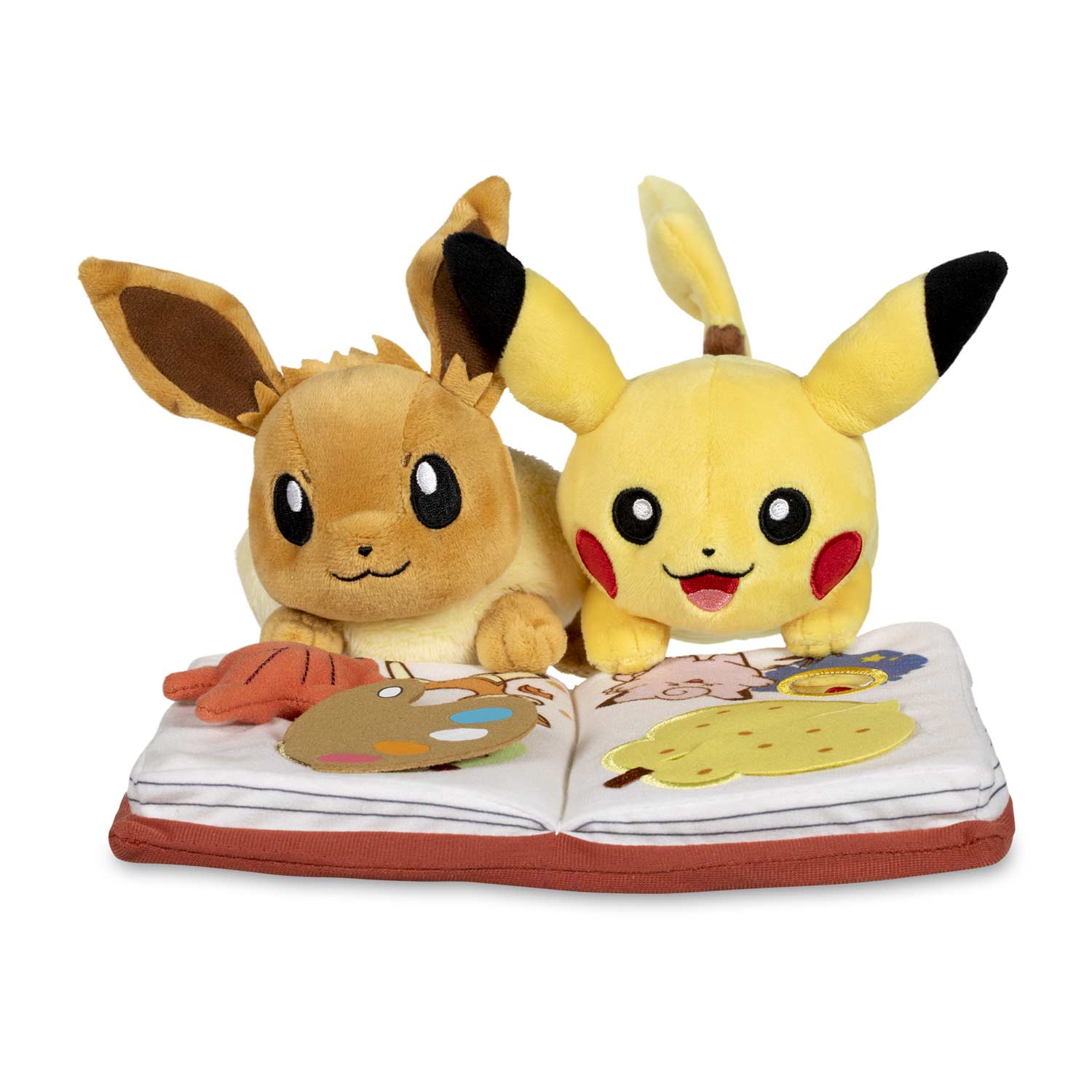 Seasonal Celebrations Pikachu Eevee Discovery Days Plush 12 In