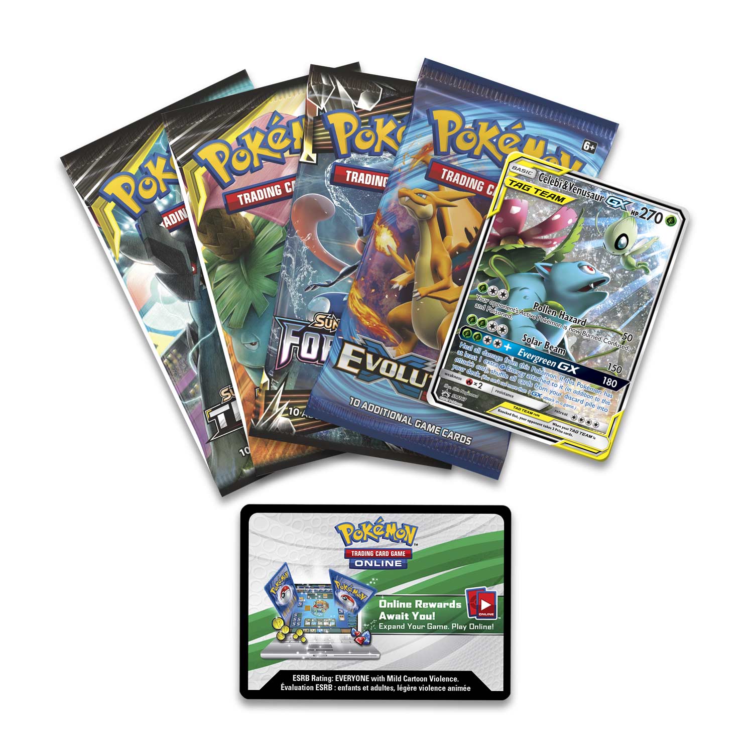 Pokémon Tcg Tag Team Tin Celebi Venusaur Gx