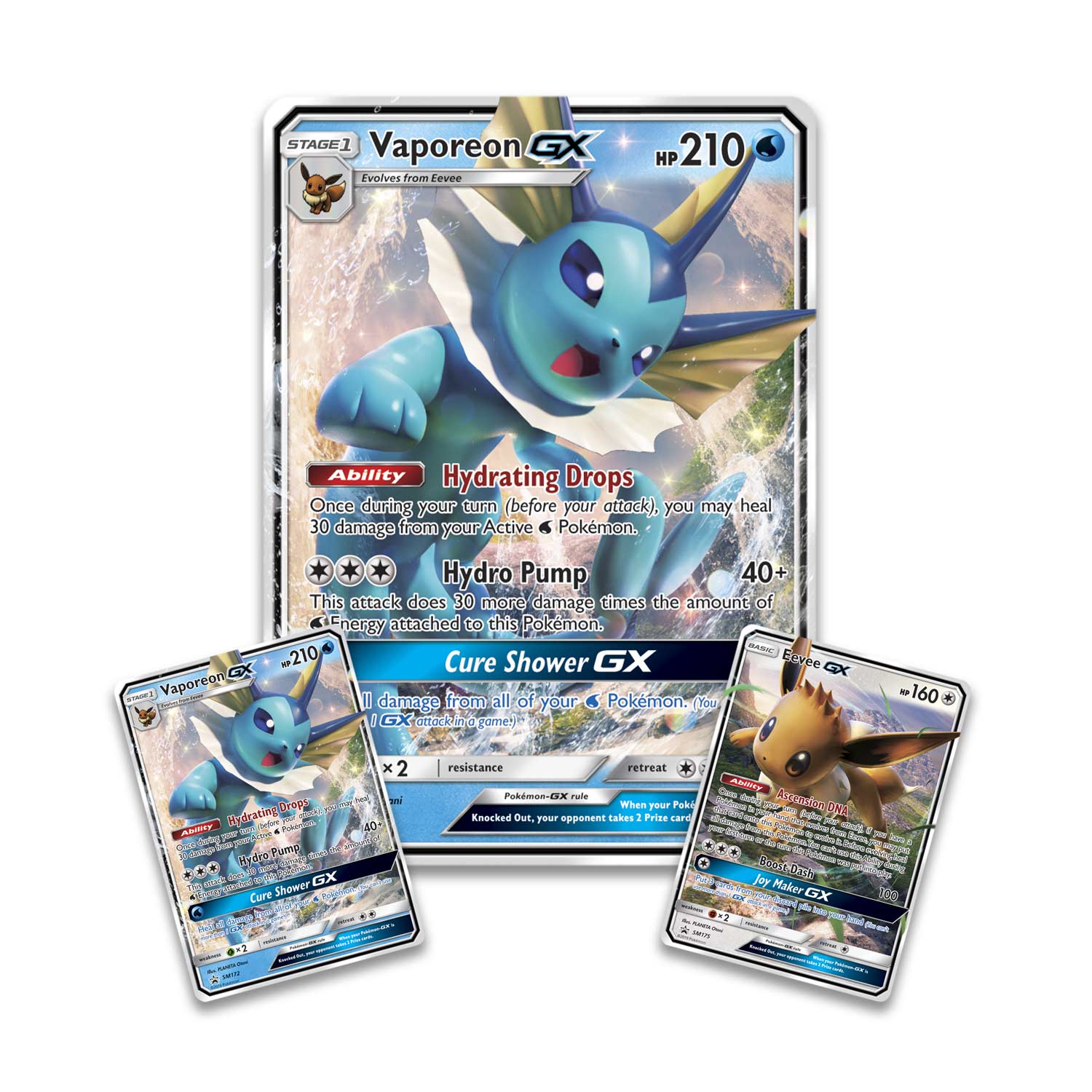Pokémon Tcg Vaporeon Gx Special Collection