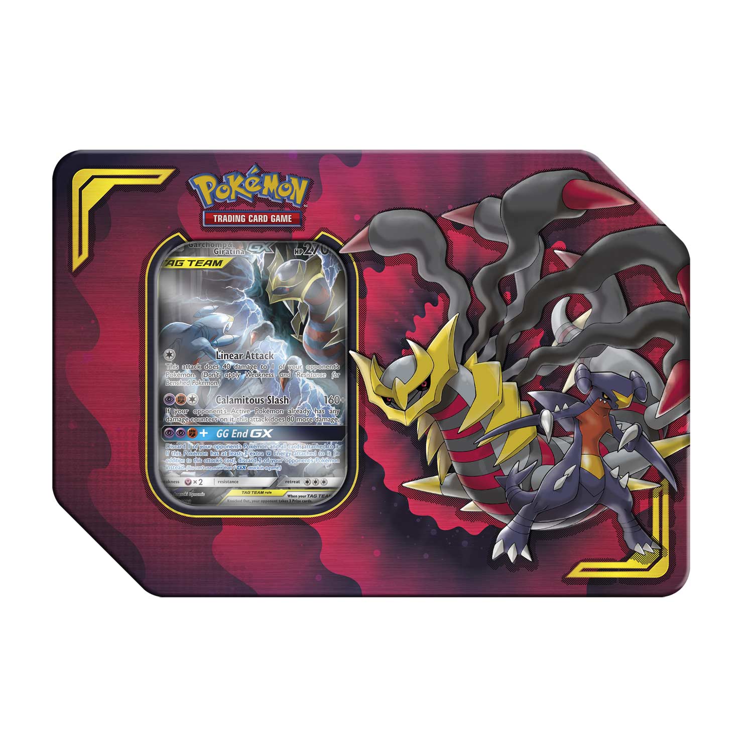 Pokémon Tcg Power Partnership Tin Garchomp Giratina Gx
