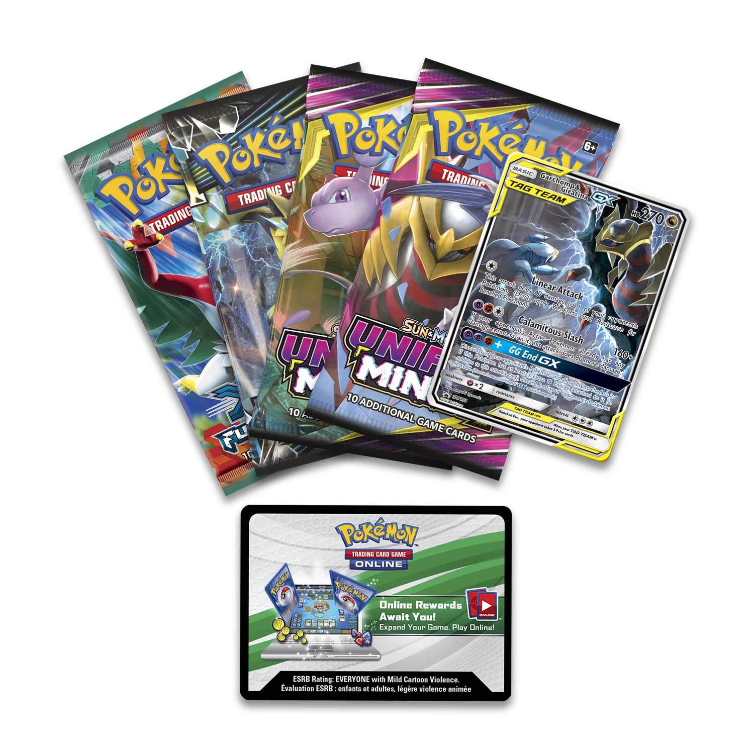 Pokémon Tcg Power Partnership Tin Garchomp Giratina Gx