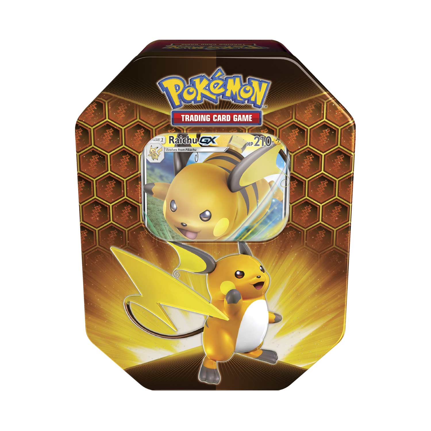Pokémon Tcg Hidden Fates Tin Raichu Gx