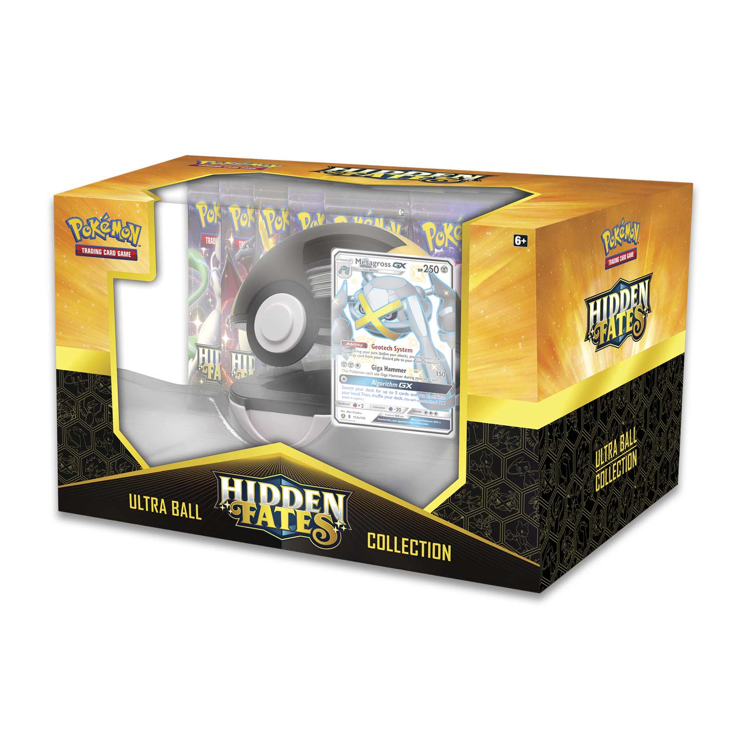 Pokémon Tcg Hidden Fates Ultra Ball Collection Shiny Metagross Gx