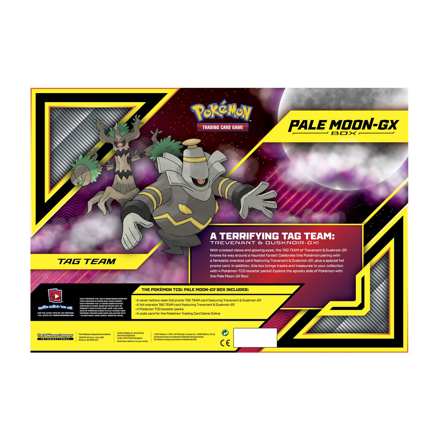 Pokémon Tcg Pale Moon Gx Box