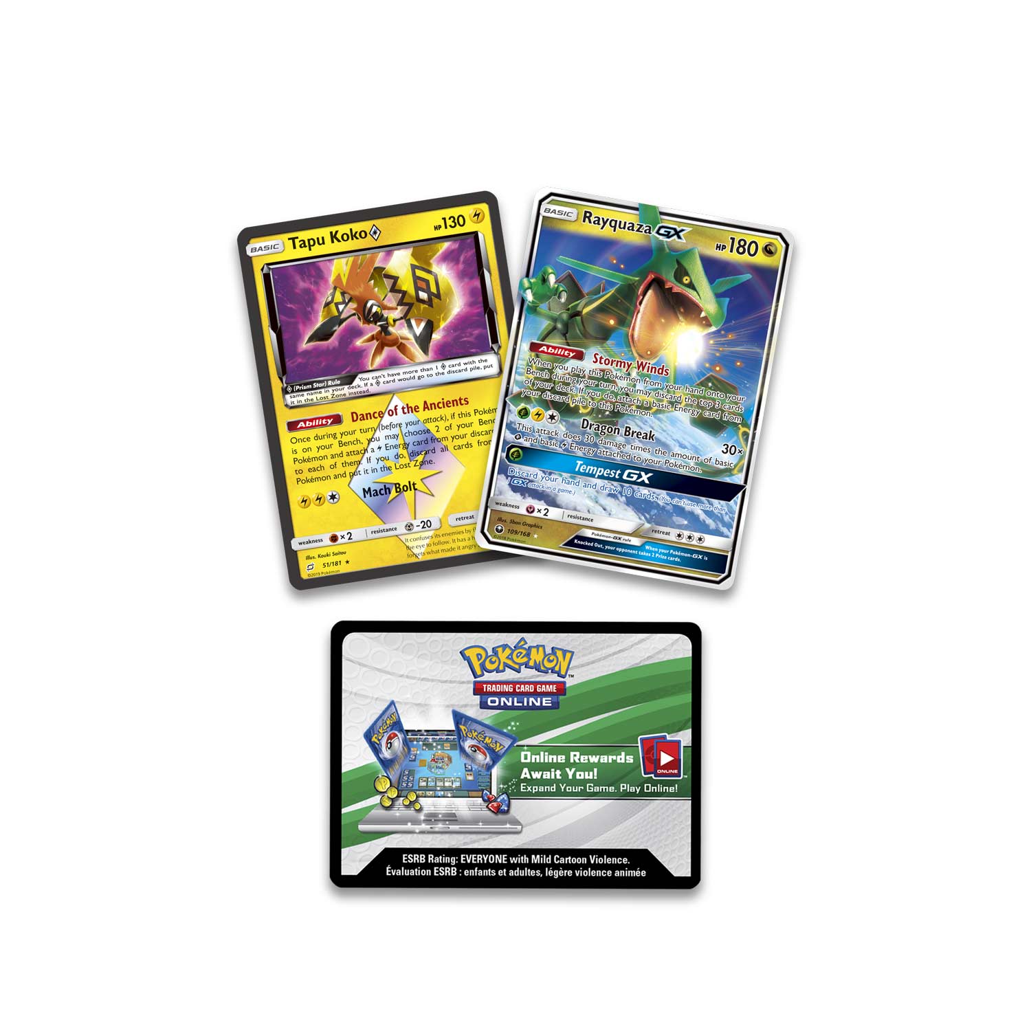 Pokémon Tcg Battle Arena Deck Rayquaza Gx