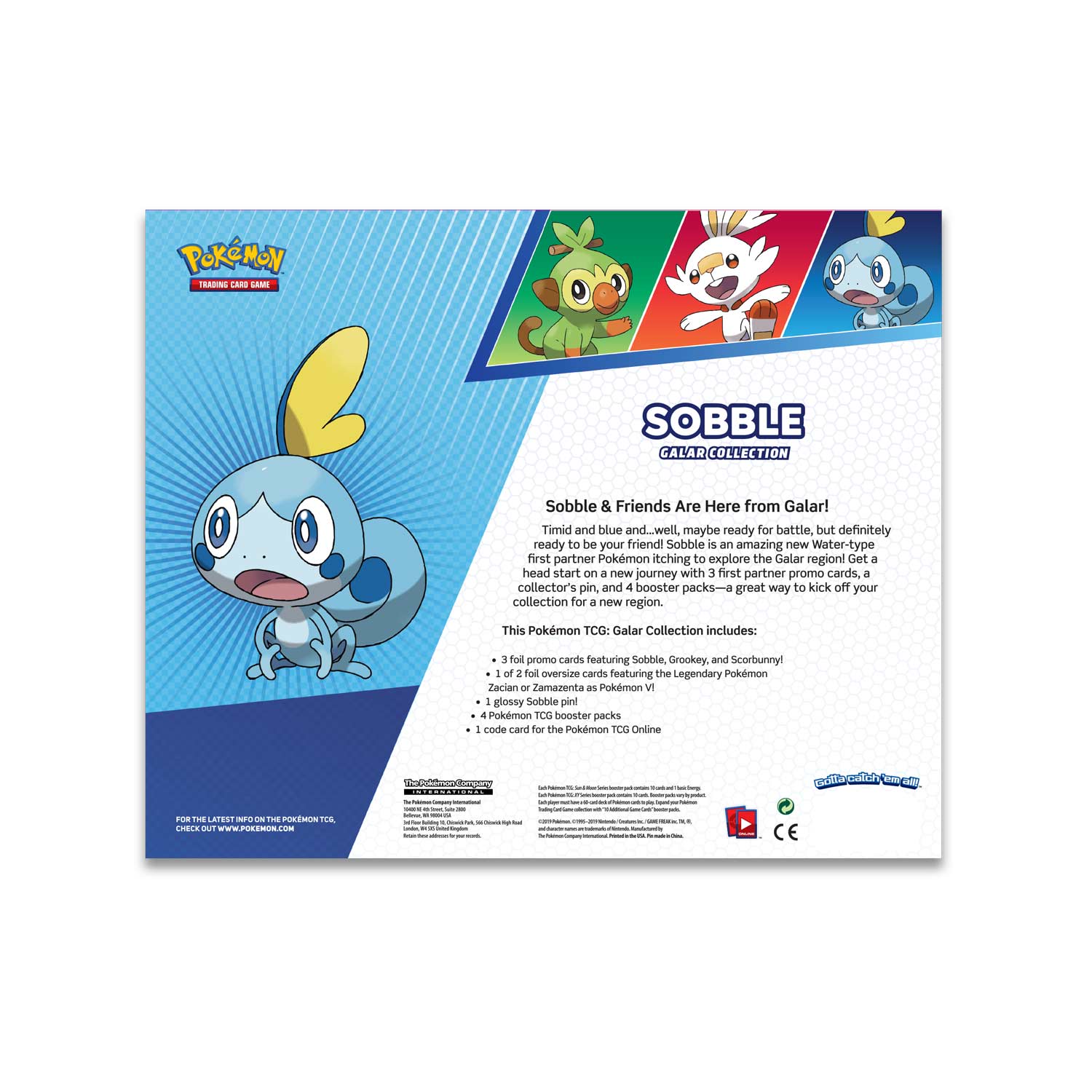 Pokémon Tcg Galar Collection Sobblezamazenta