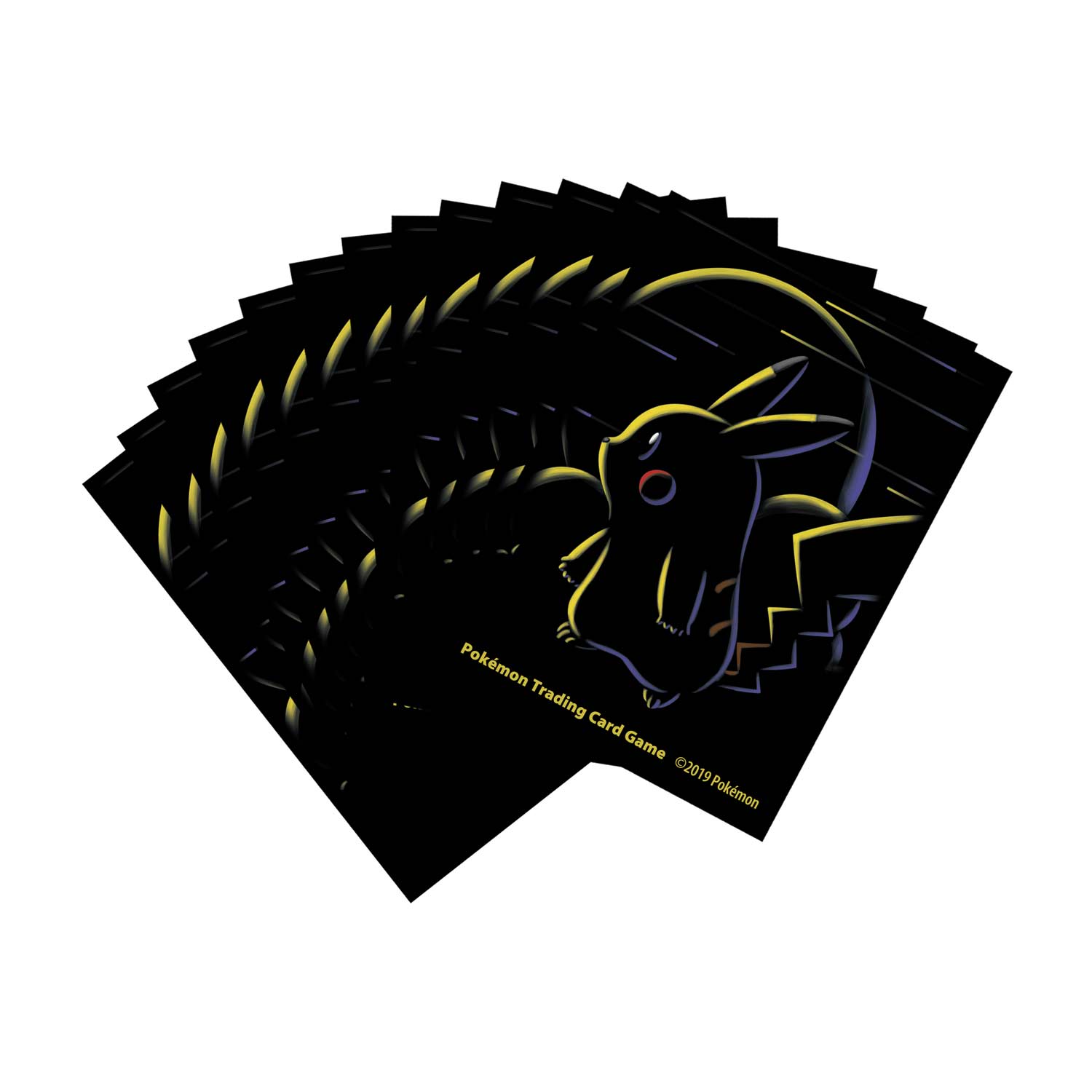 Pokémon Tcg Pikachu Chalk Card Sleeves 65 Sleeves