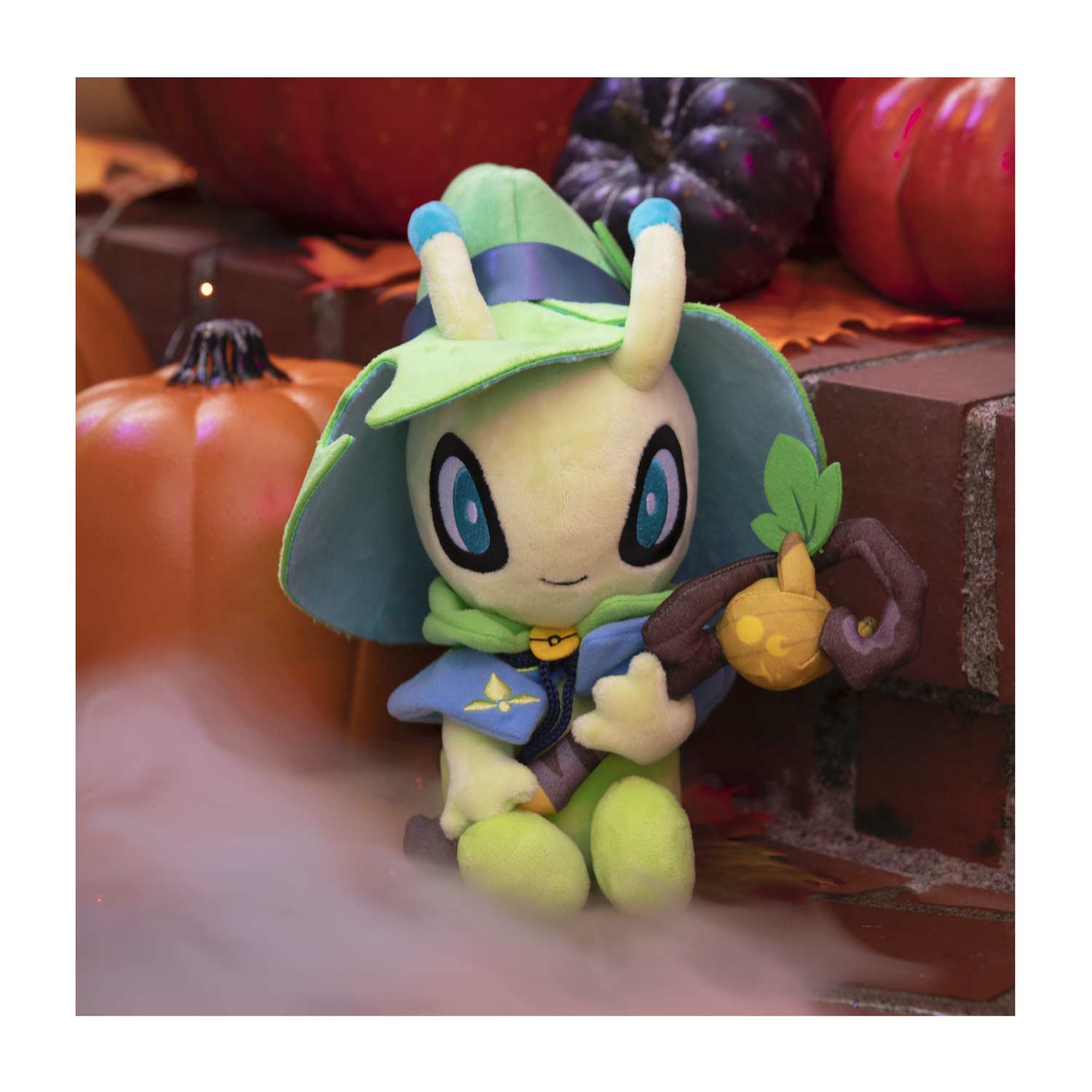 Celebi Pokémon Pumpkin Parade Poké Plush 10 In