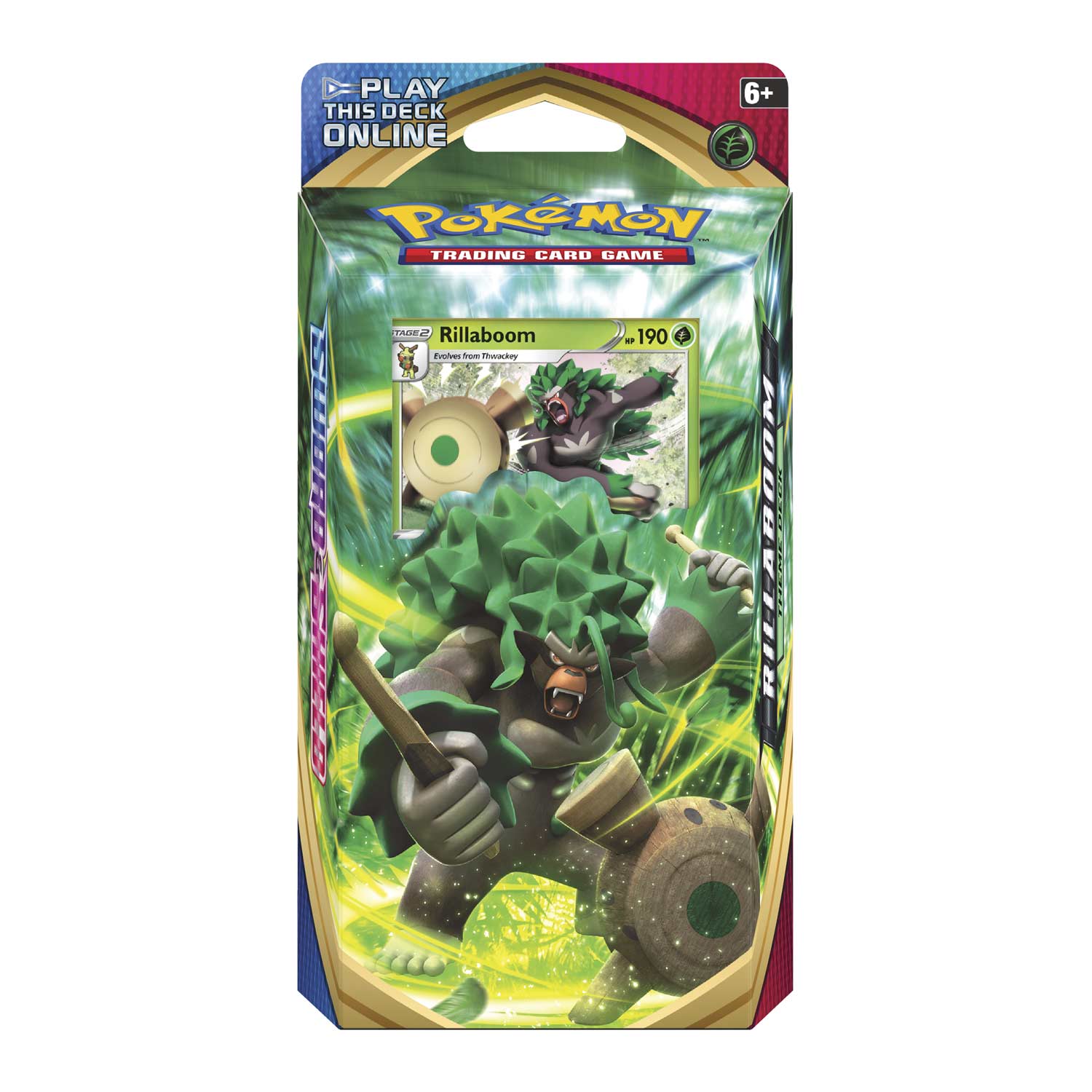Pokémon TCG: Sword & Shield Rillaboom Theme Deck (Grass)
